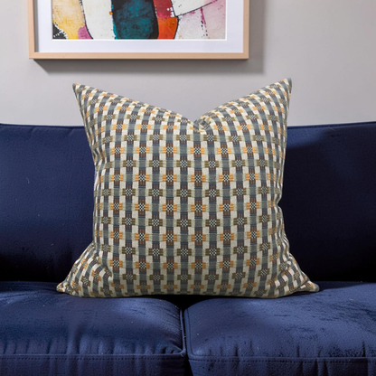 Jim Thompson 22x22" Decorative Pillow Coverlet Copper Knife Edge Cover