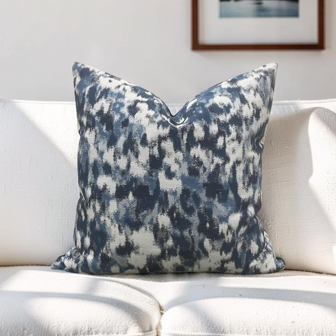 Jim Thompson Decorative Pillow Plumeria Ocean 18x18" Knife Edge Cover