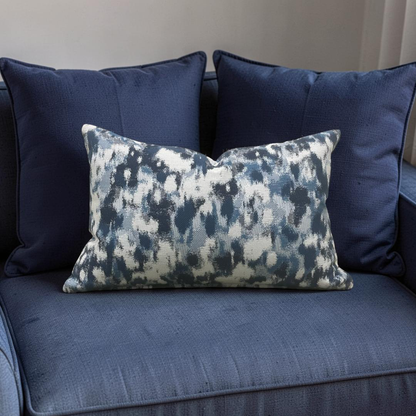 Jim Thompson Lumbar Pillow Plumeria Ocean 12x18" Knife Edge Cover