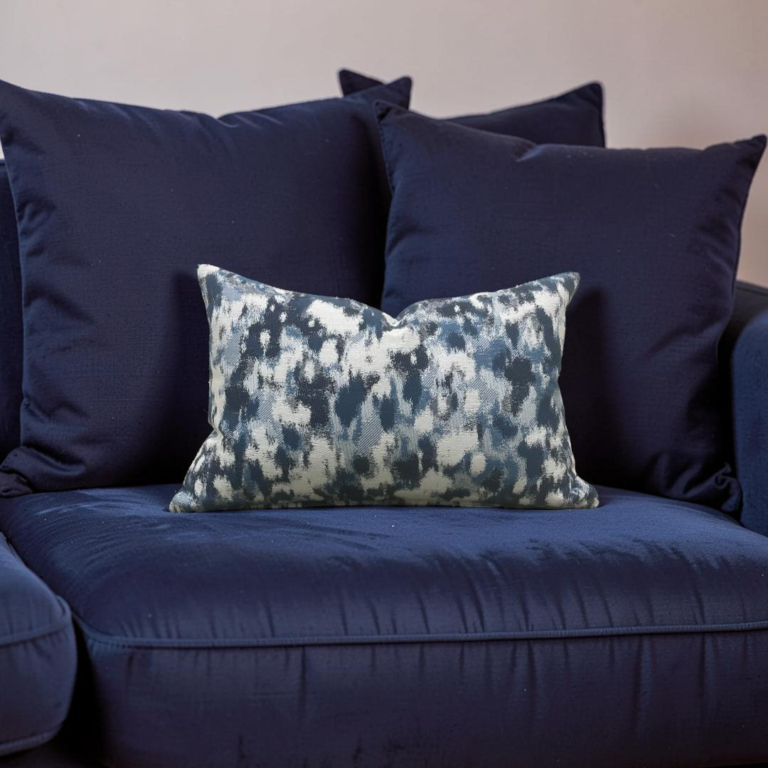 Jim Thompson Lumbar Pillow Plumeria Ocean 12x18" Knife Edge Cover