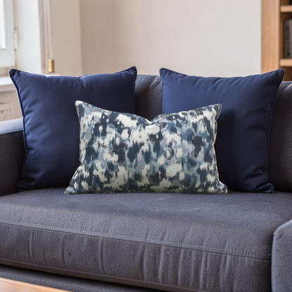 Jim Thompson Lumbar Pillow Plumeria Ocean 12x18" Knife Edge Cover