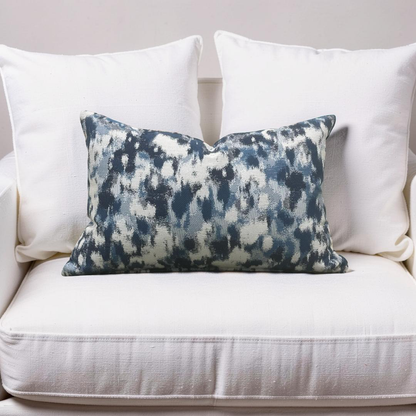 Jim Thompson Lumbar Pillow Plumeria Ocean 12x18" Knife Edge Cover