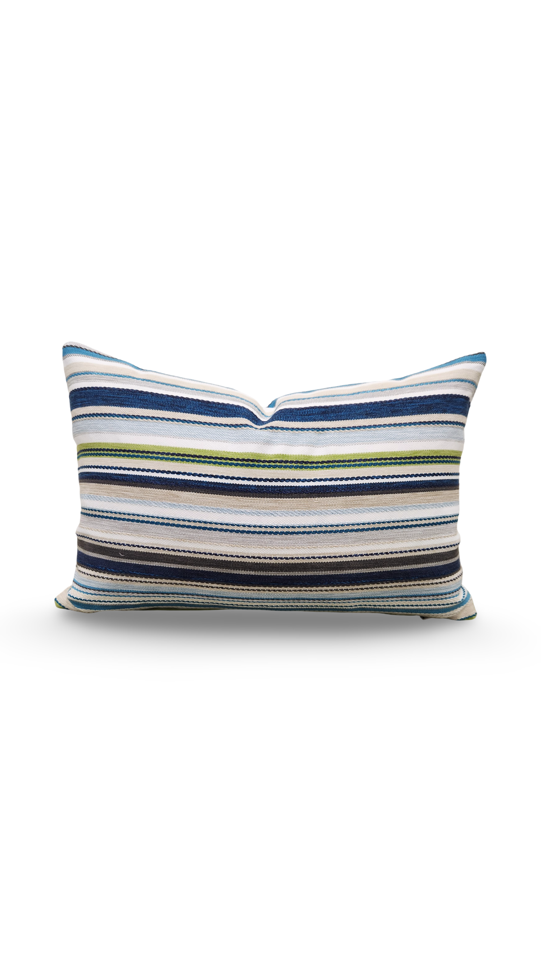 Jim Thompson Lumbar Pillow Pool Party Maritime 12x18" Knife Edge Cover