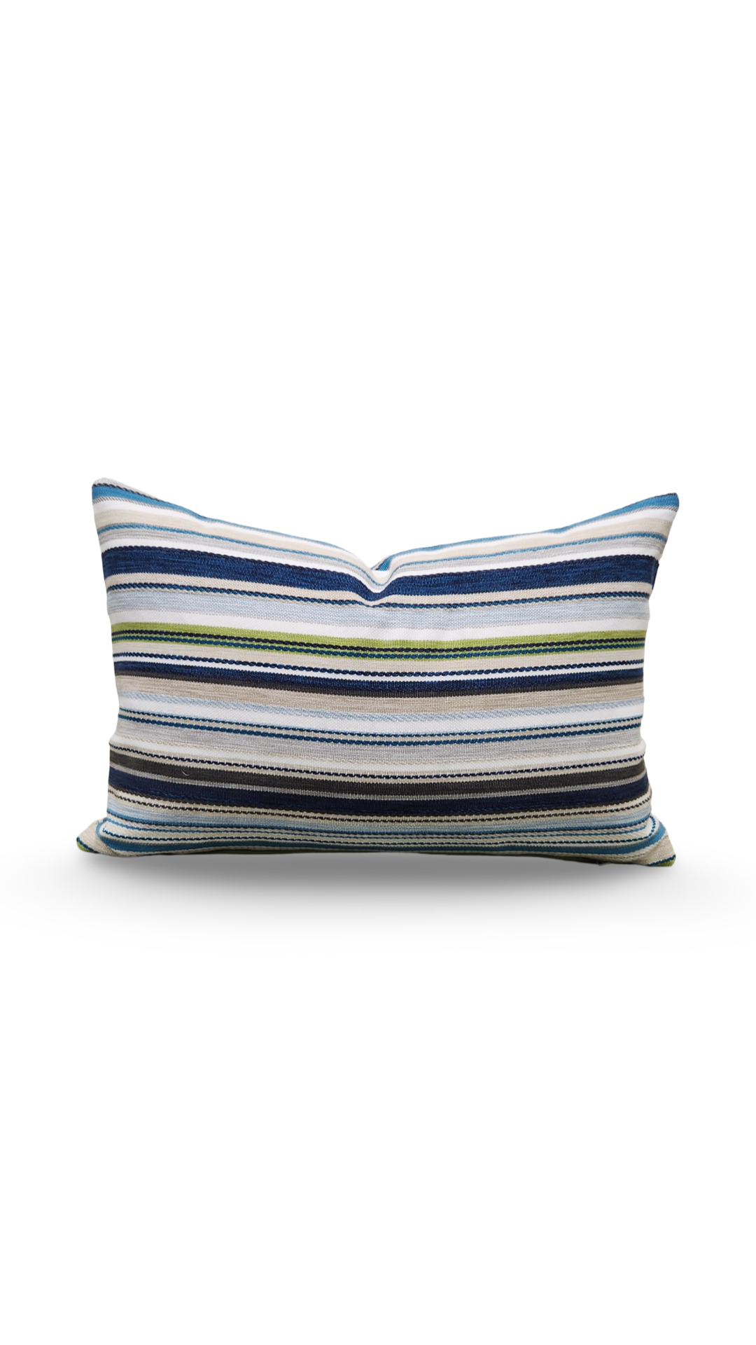 Jim Thompson Lumbar Pillow Pool Party Maritime 12x18" Knife Edge Cover