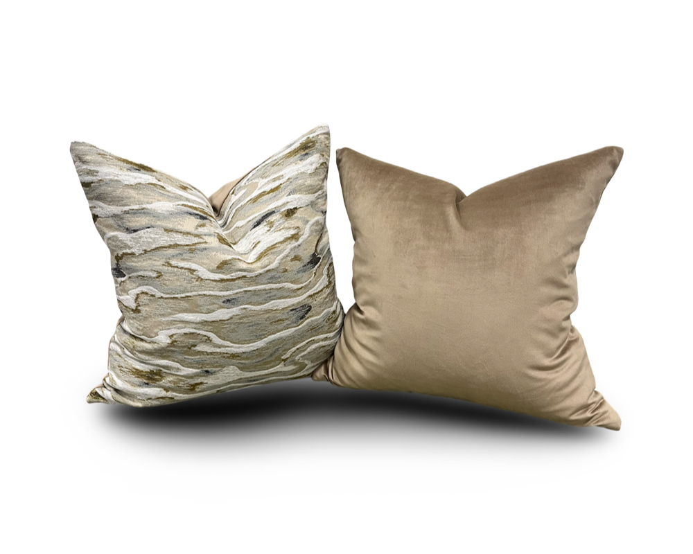 Monterey Sand 20x20" Knife Edge Decorative Pillow