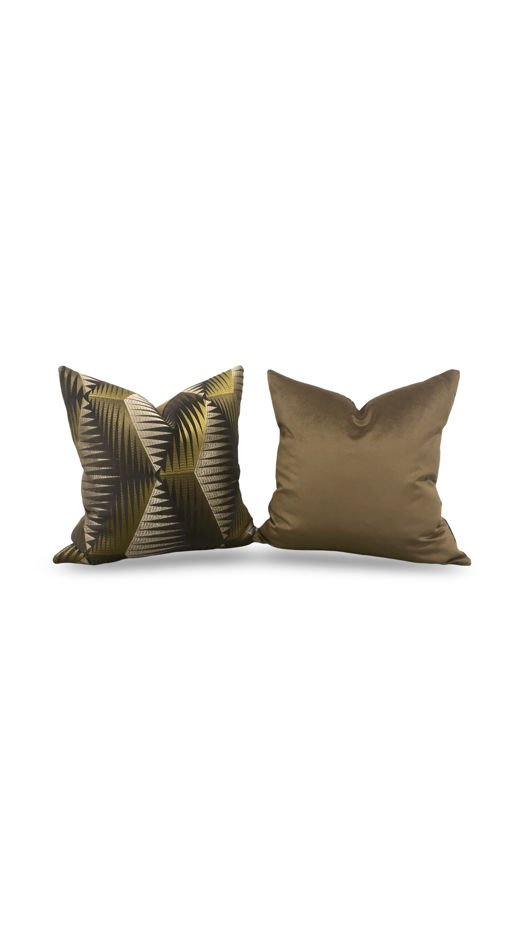 Jim Thompson Decorative Pillow 22x22" Cotton Club Umber Knife Edge Cover