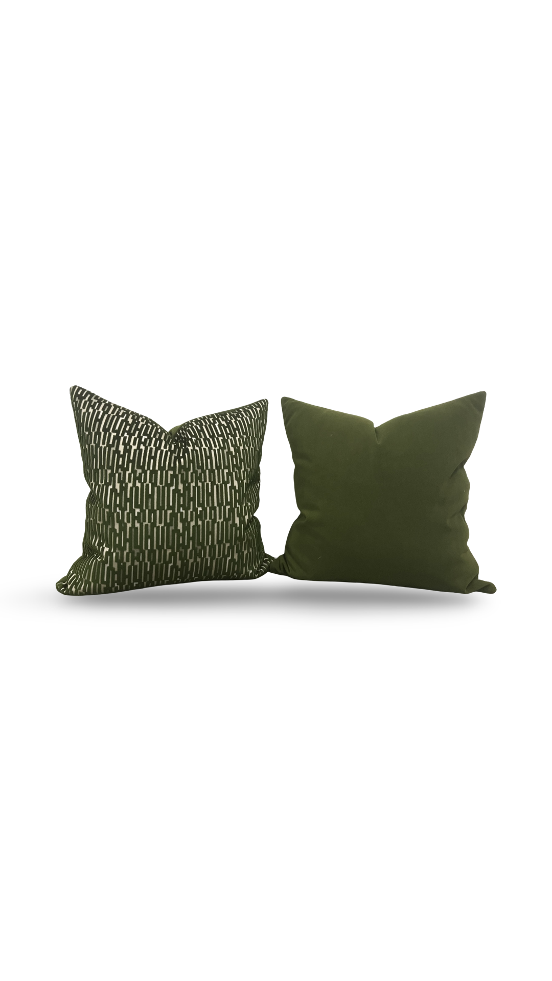 Raised Velvet Decorative Pillow Linq Olive Branch 20x20" Knife Edge Cover