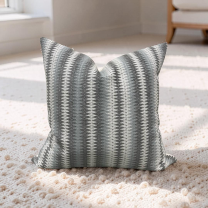 Decorative Pillow Rattler Natural 20x20" Knife Edge Cover