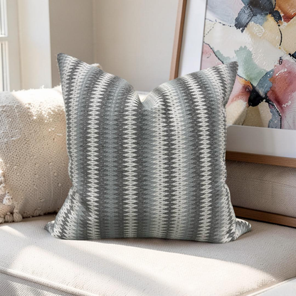 Decorative Pillow Rattler Natural 20x20" Knife Edge Cover