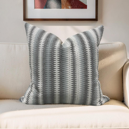 Decorative Pillow Rattler Natural 20x20" Knife Edge Cover
