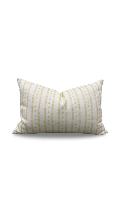 Kate Medlicott Lumbar Pillow Meuse Macaron 12x18" Knife Edge Cover
