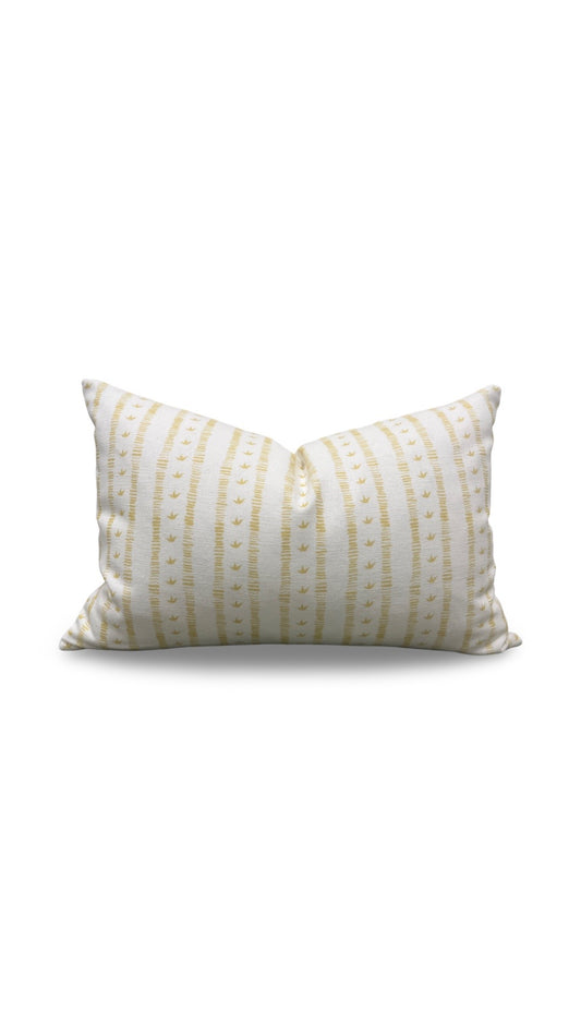 Kate Medlicott Lumbar Pillow Meuse Macaron 12x18" Knife Edge Cover