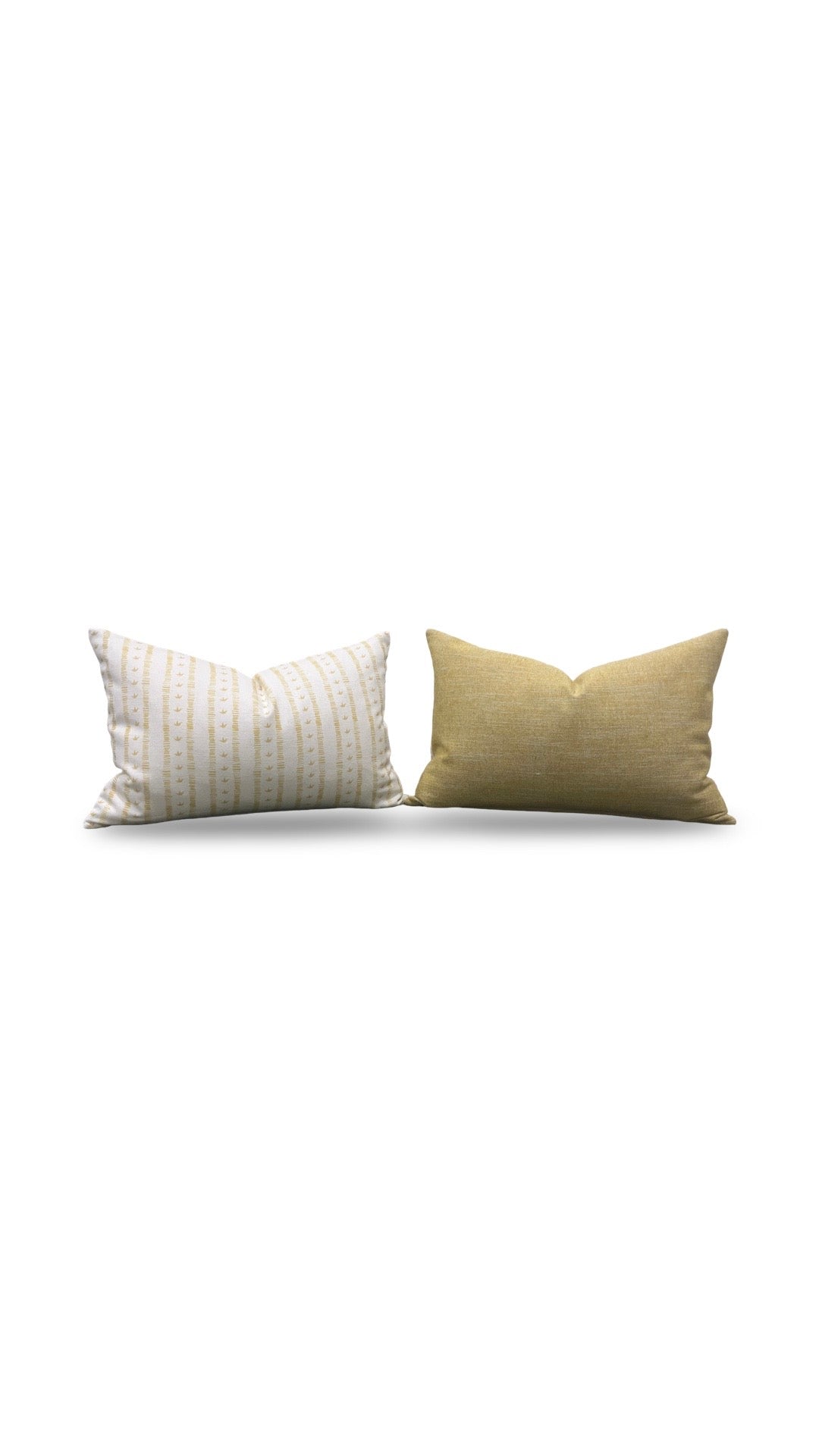 Kate Medlicott Lumbar Pillow Meuse Macaron 12x18" Knife Edge Cover