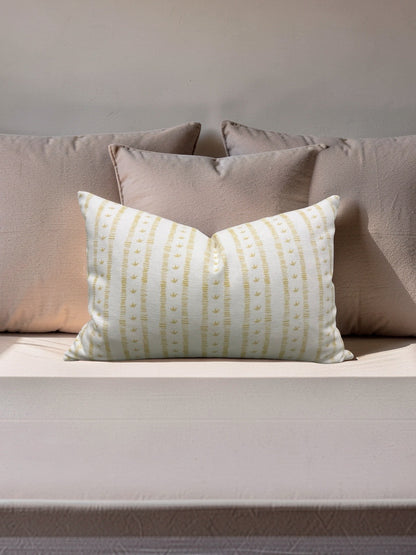 Kate Medlicott Lumbar Pillow Meuse Macaron 12x18" Knife Edge Cover