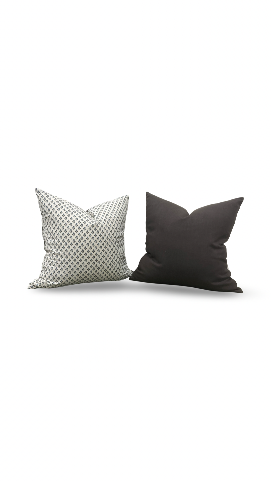 Decorative Pillow Mobby Indigo 22x22" Knife Edge Cover