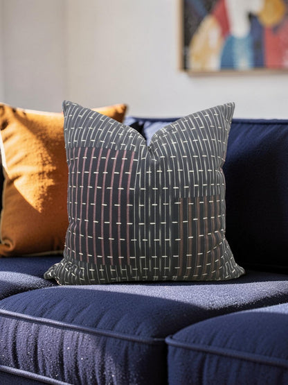 Kettlewell Collection Decorative Pillow Vera Indigo 20x20" Knife Edge Cover