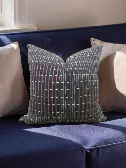 Kettlewell Collection Decorative Pillow Vera Indigo 20x20" Knife Edge Cover