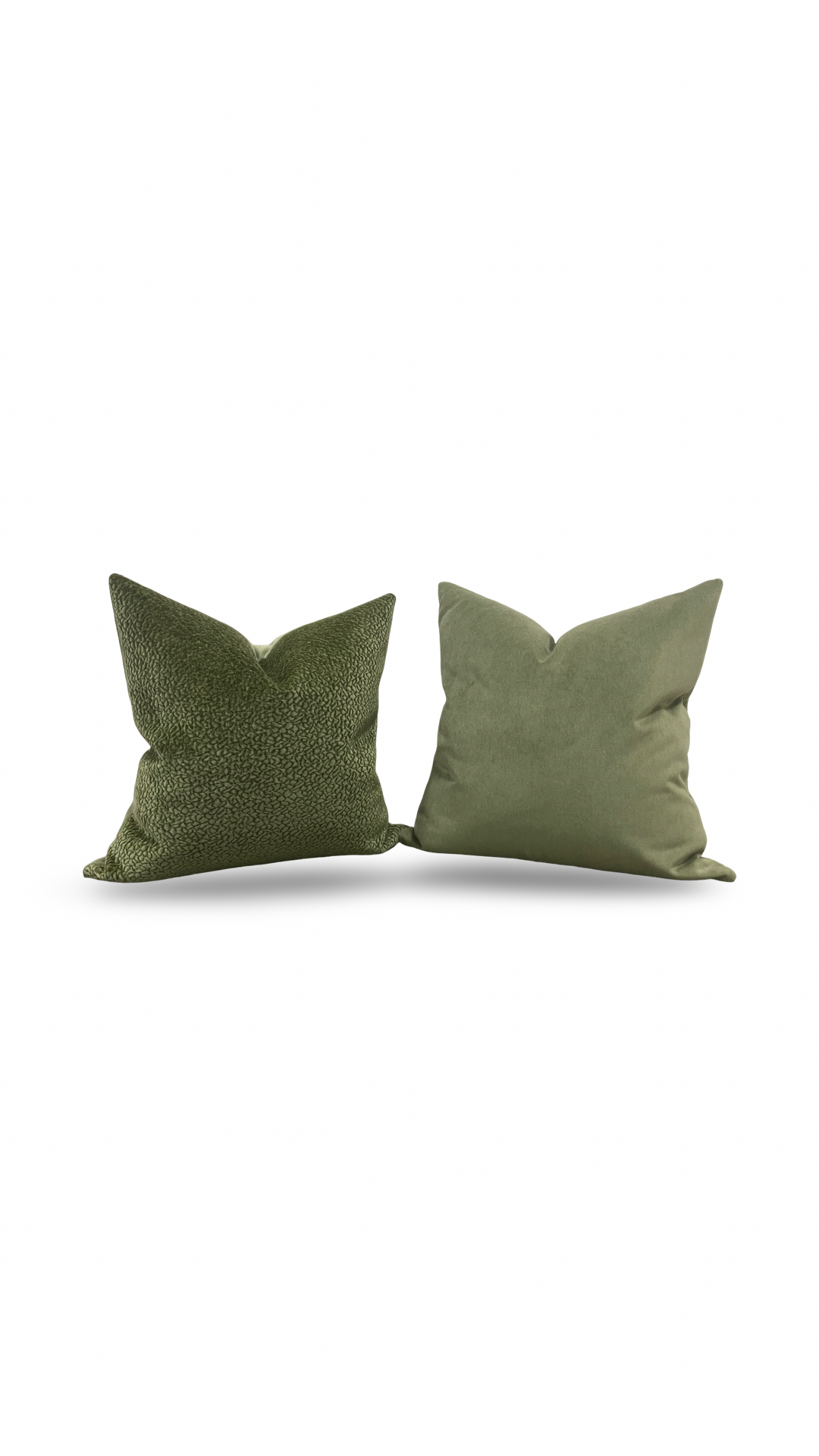 Chenille Decorative Pillow Barton Basil 22x22" Knife Edge Cover