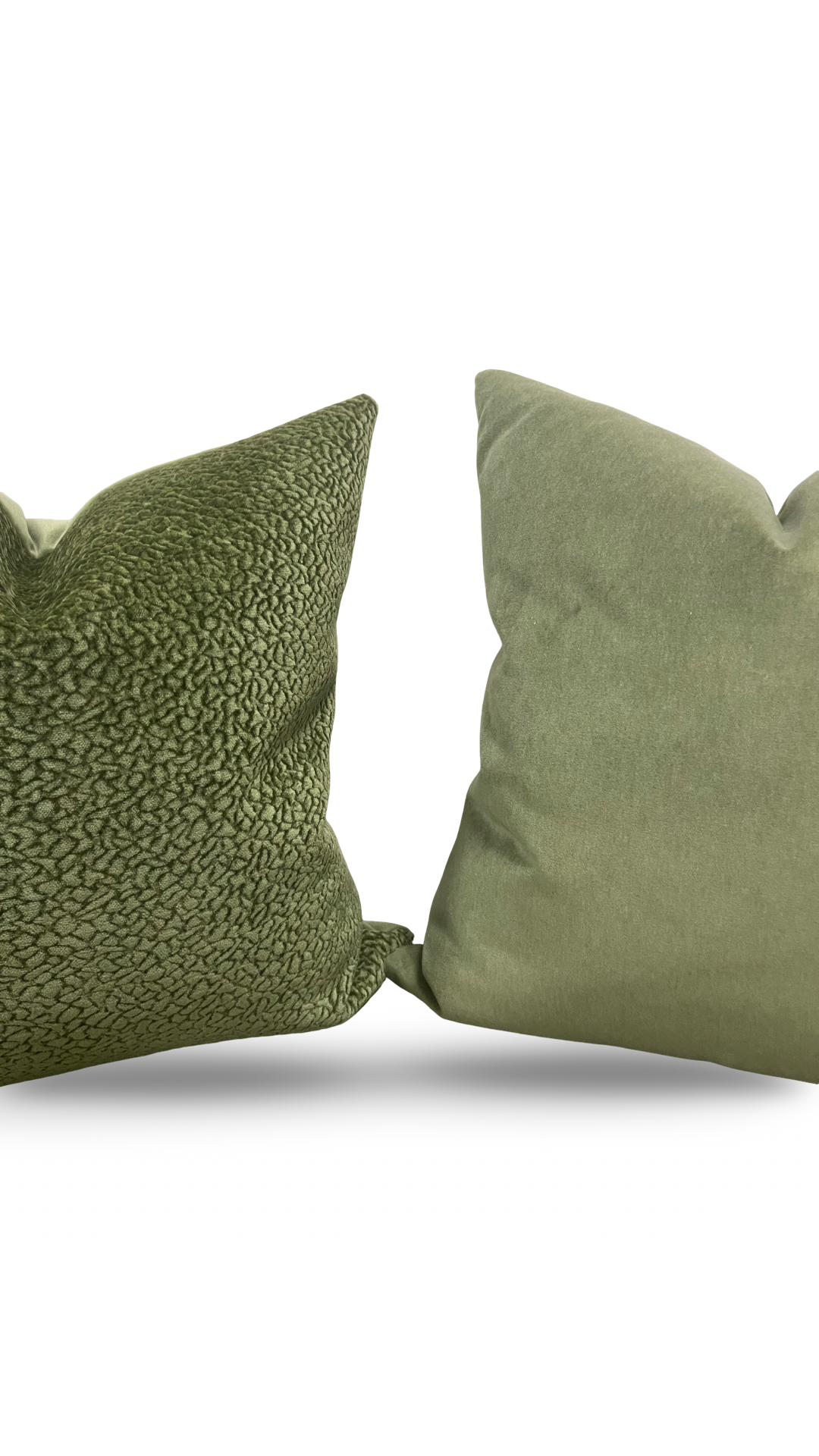 Chenille Decorative Pillow Barton Basil 22x22" Knife Edge Cover