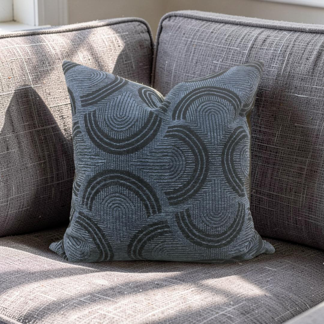 Decorative Pillow Arcadia Midnight 20x20" Knife Edge Cover