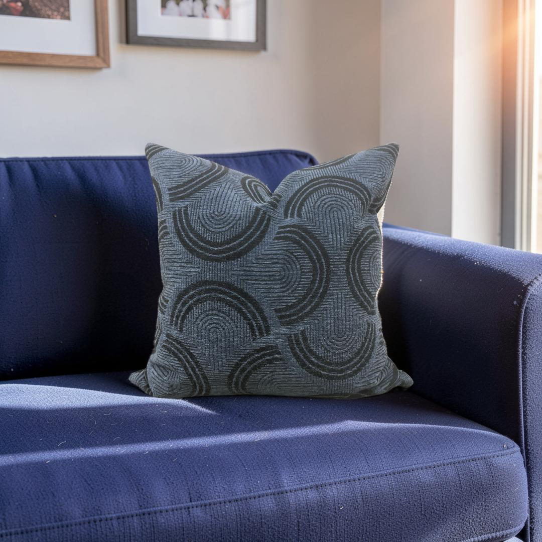 Decorative Pillow Arcadia Midnight 20x20" Knife Edge Cover