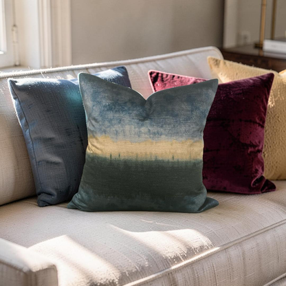 Decorative Pillow Izumo Aegean 22x22" Knife Edge Cover