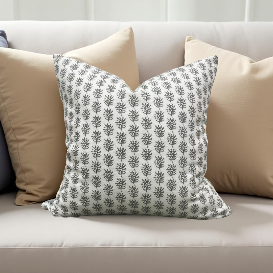 Decorative Pillow Quinn Driftwood 20x20" Knife Edge Cover