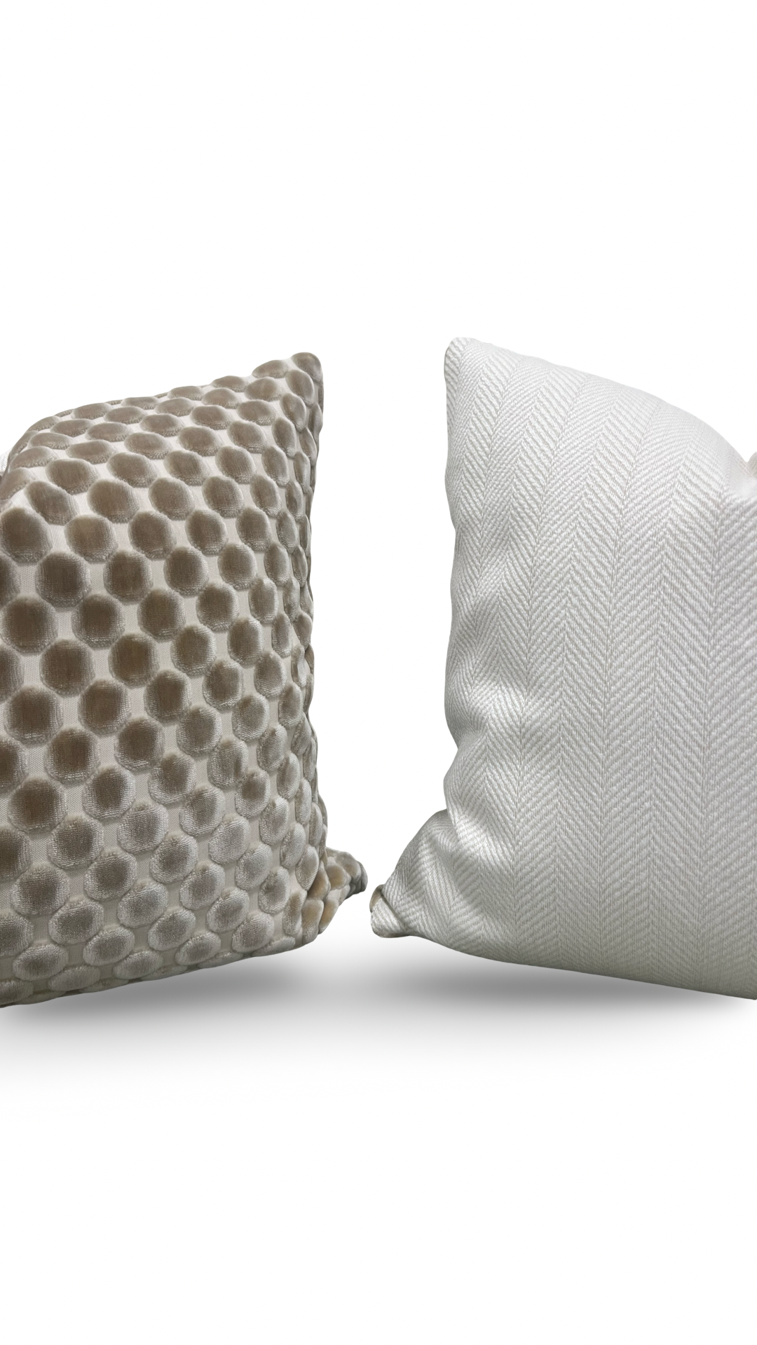 Polka Dot Decorative Pillow Opulent Suede 20x20" Knife Edge Cover