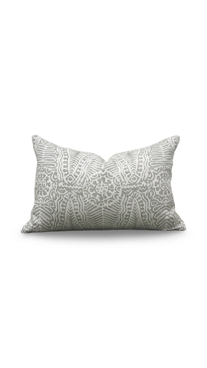 Lee Jofa Lumbar Pillow Avondale Moss 12x18" Knife Edge Cover