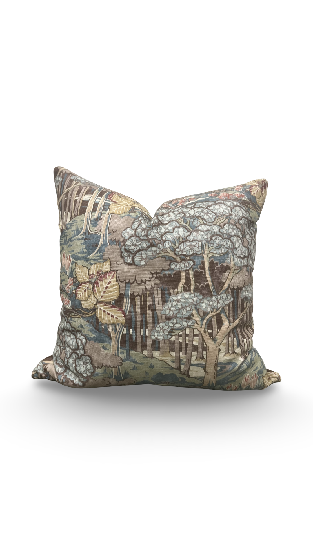 GP & J Baker Decorative Pillow Ruskin Teal 20x20" Knife Edge Cover