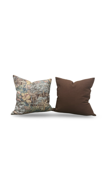 GP & J Baker Decorative Pillow Ruskin Teal 20x20" Knife Edge Cover