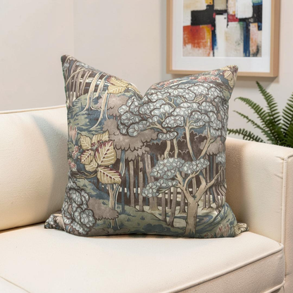 GP & J Baker Decorative Pillow Ruskin Teal 20x20" Knife Edge Cover