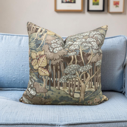 GP & J Baker Decorative Pillow Ruskin Teal 18X18" Knife Edge Cover
