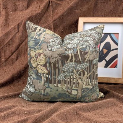 GP & J Baker Decorative Pillow Ruskin Teal 18X18" Knife Edge Cover