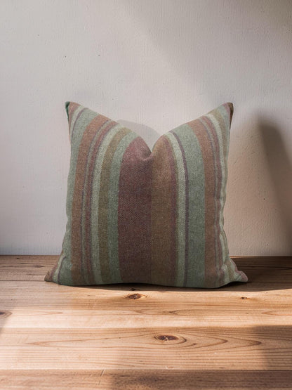 Mulberry Decorative Pillow Lindisfarne Stripe 20x20" Knife Edge Cover