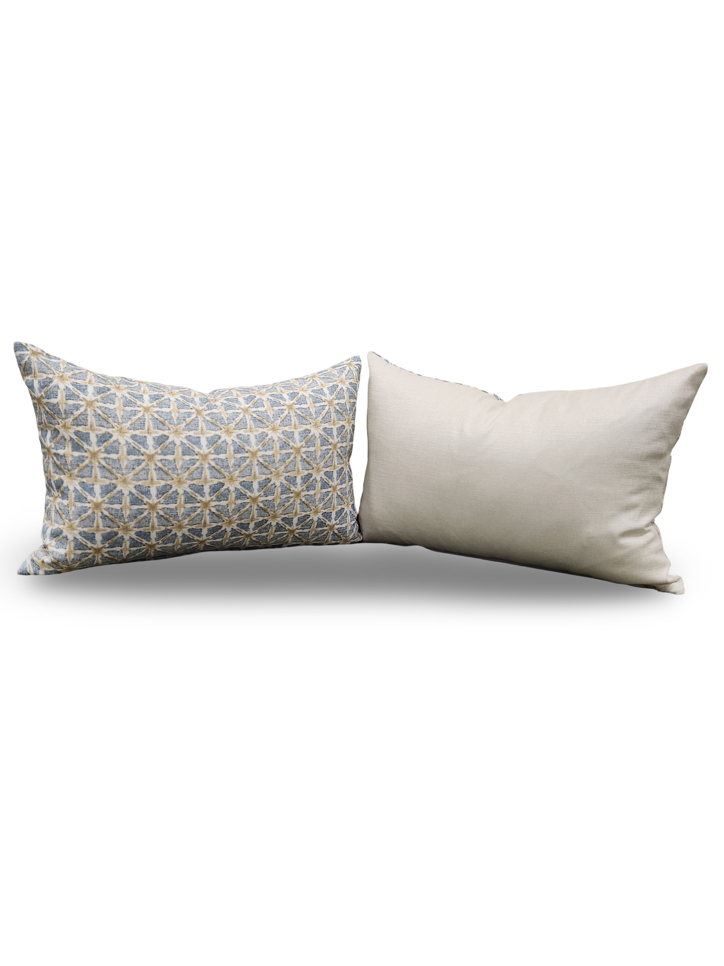 Lee Jofa Lumbar Pillow Syhvan Sky 12x18" Knife Edge Cover