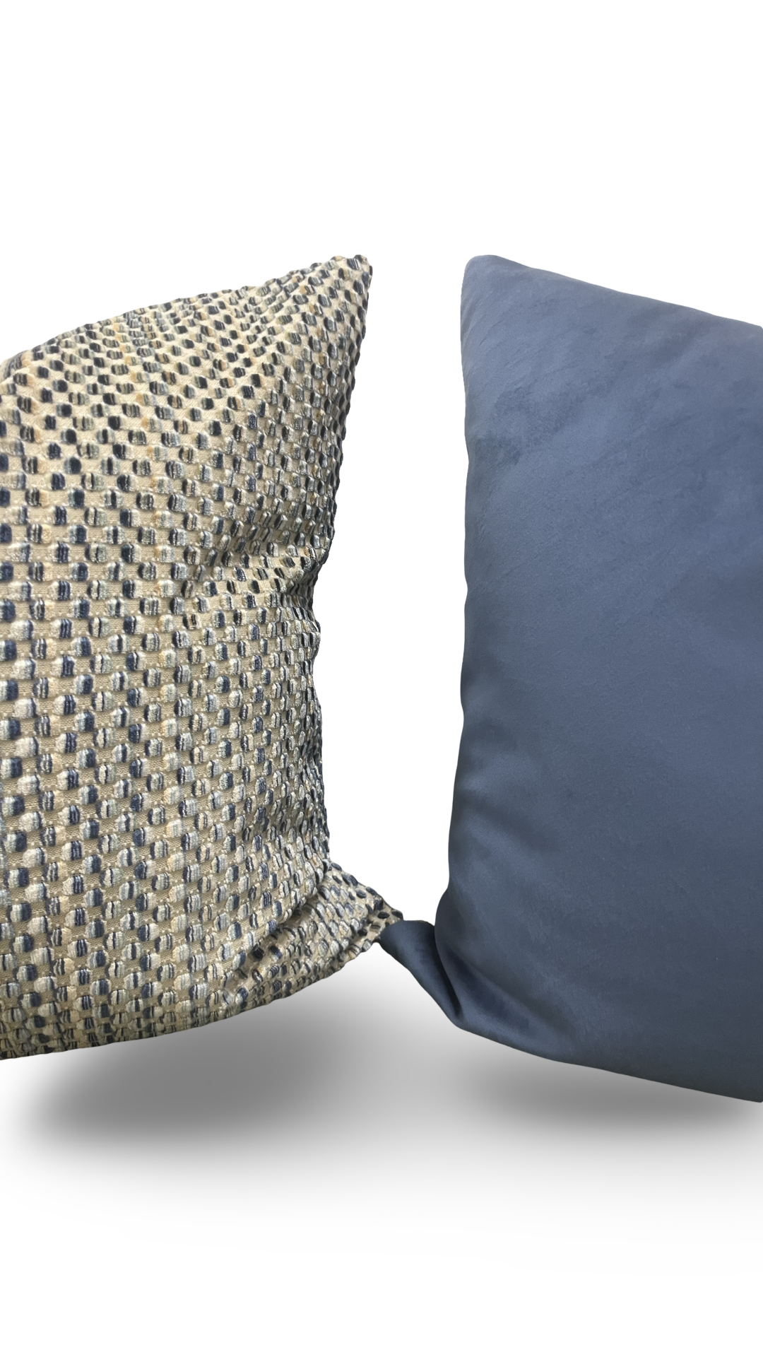 Decorative Pillow Varick Velvet River Mist 20x20" Knife Edge Cover