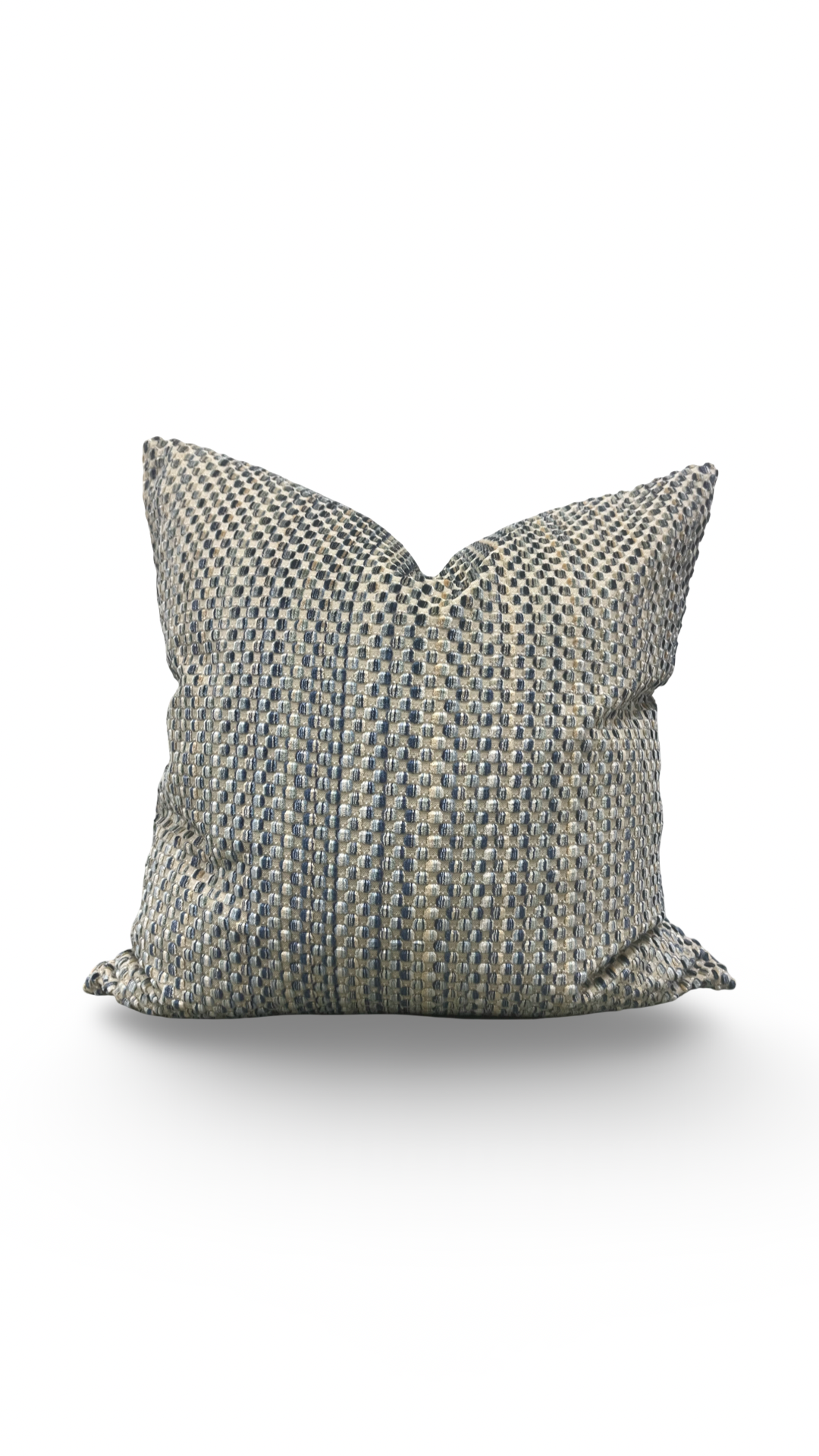 Decorative Pillow Varick Velvet River Mist 20x20" Knife Edge Cover