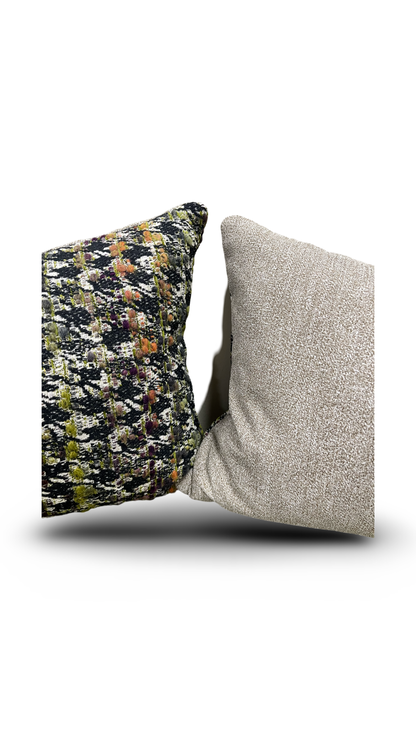 Palmer’s Ikat Autumn 12x18" Knife Edge Decorative Lumbar Pillow
