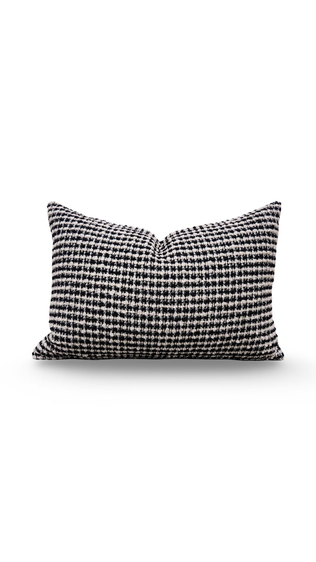 Lumbar Pillow Coco Damier 12x18" Knife Edge Cover