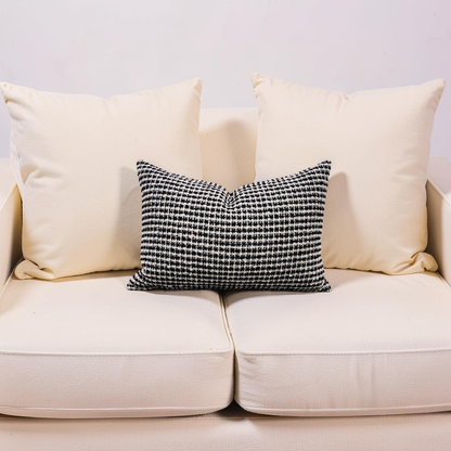 Lumbar Pillow Coco Damier 12x18" Knife Edge Cover