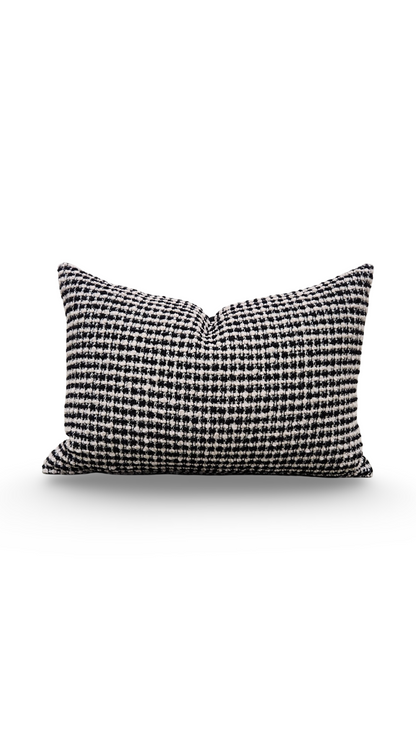 Lumbar Pillow Coco Damier 12x18" Knife Edge Cover