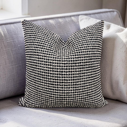 Decorative Pillow Coco Damier 22x22" Knife Edge Cover