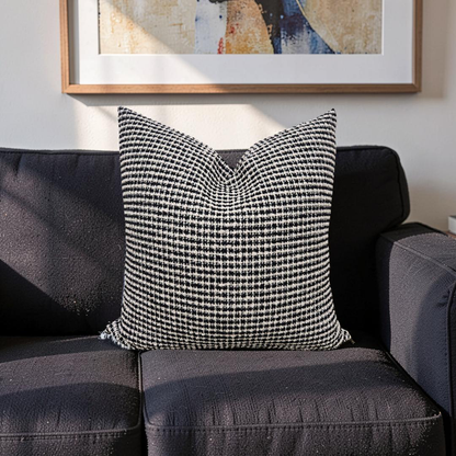 Decorative Pillow Coco Damier 22x22" Knife Edge Cover