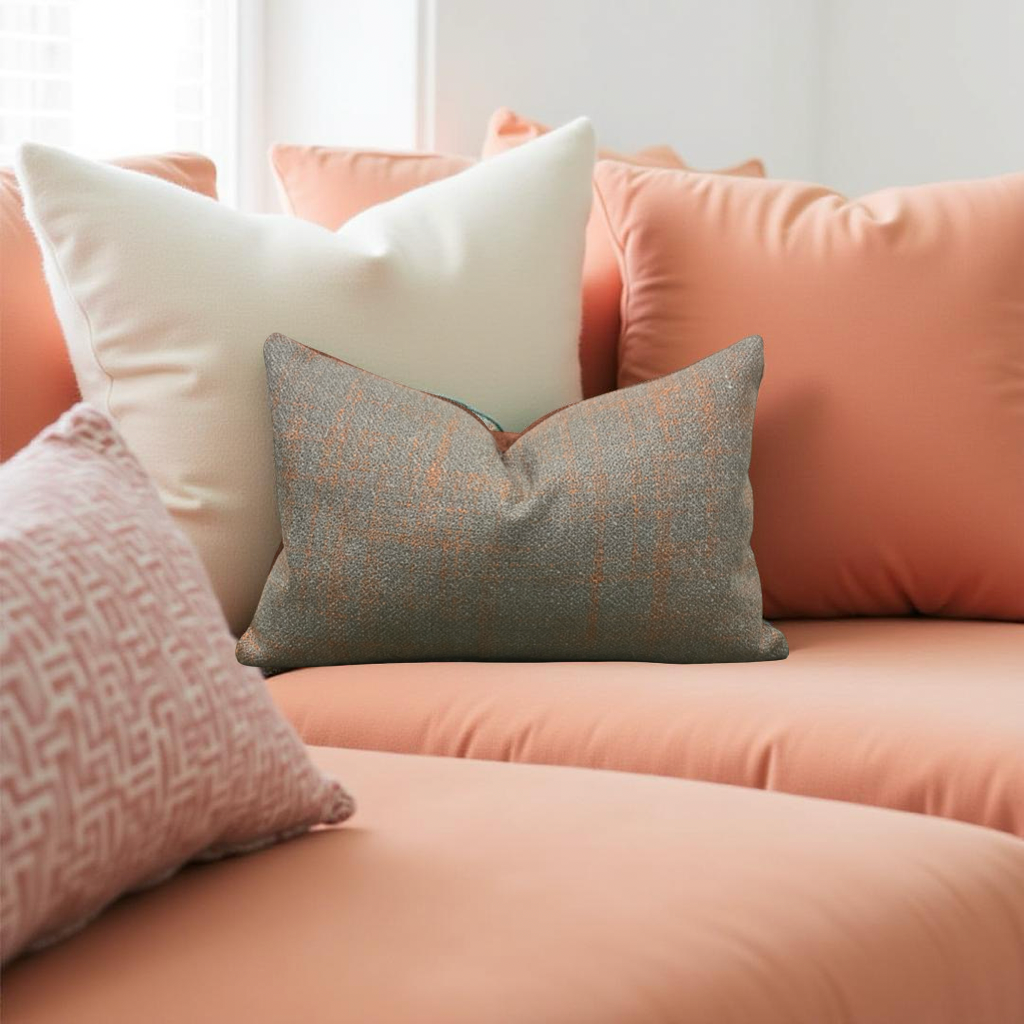 Luxury Pillow Fletcher Spritz 12x18" Knife Edge Decorative Lumbar