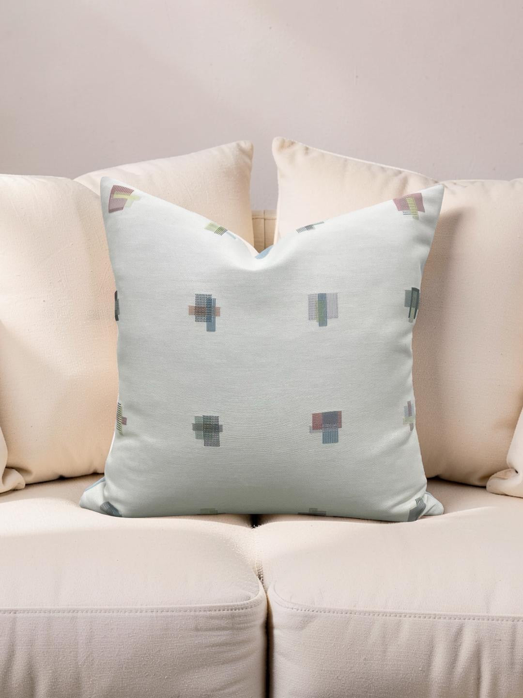 Decorative Pillow Eggshell 18x18" Knife Edge Cover
