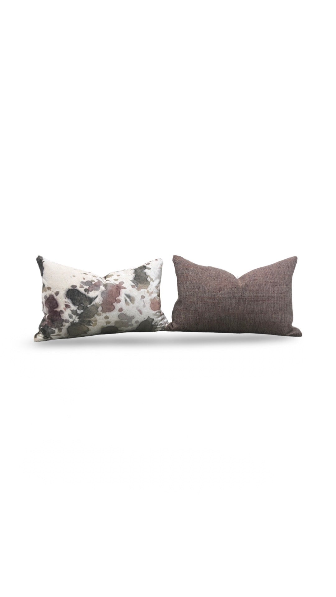 Lumbar Pillow Arezzo Tiramisu 12x18" Knife Edge Cover