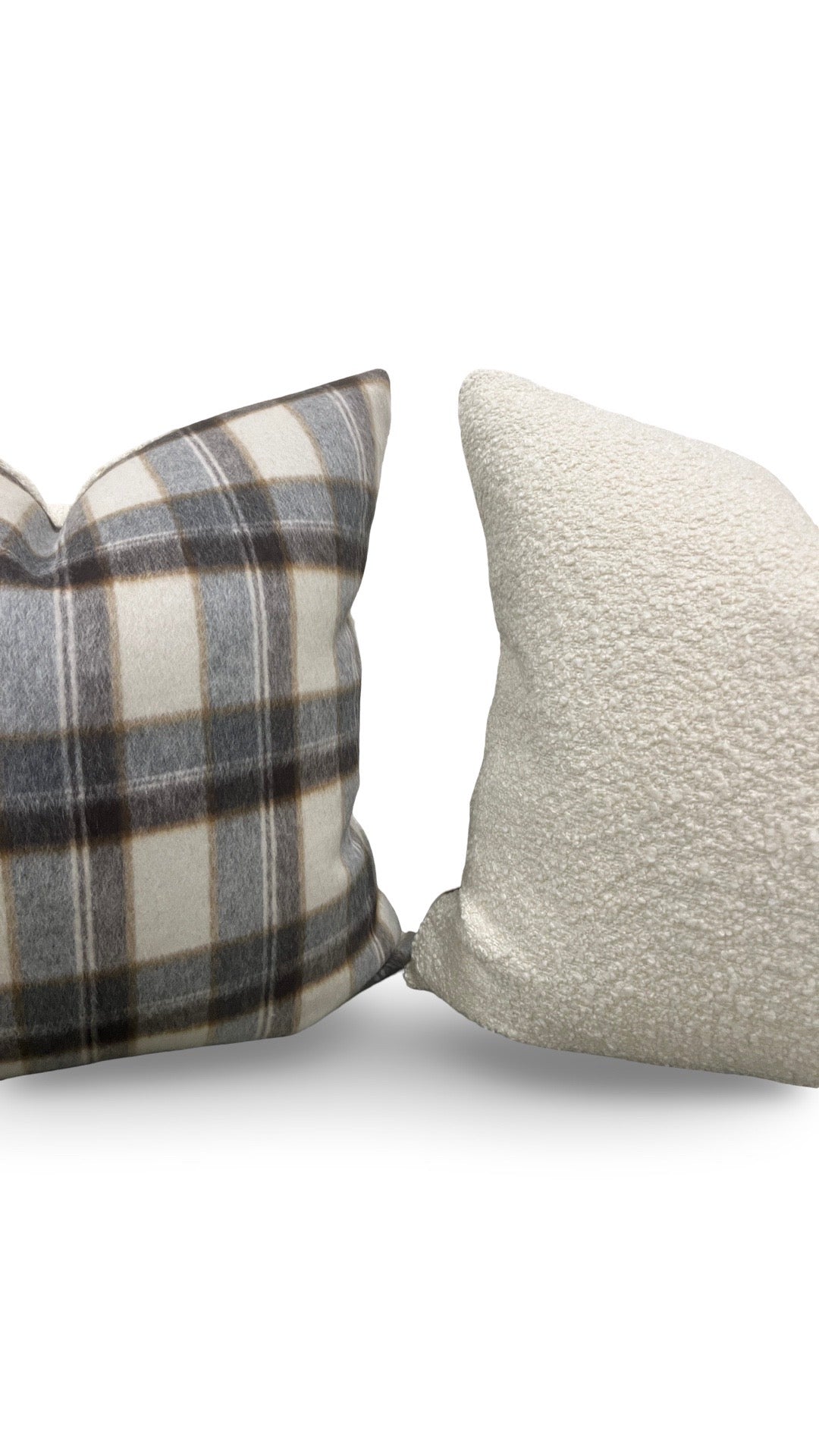 Decorative Pillow Mapleton Plaid Antelope 22x22" Knife Edge Cover