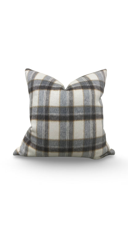 Decorative Pillow Mapleton Plaid Antelope 22x22" Knife Edge Cover