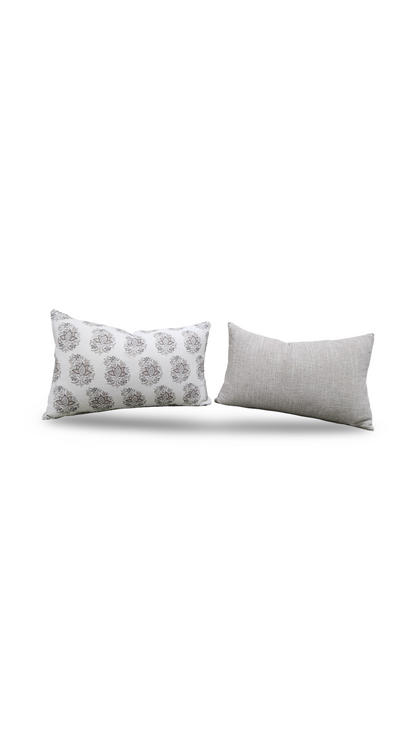 Lumbar Pillow Arjan Lynx 12x18" Knife Edge Cover